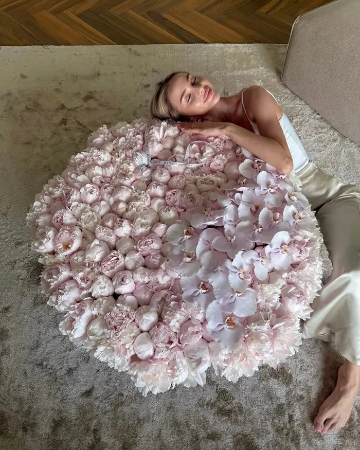 Imperial Peony Basket