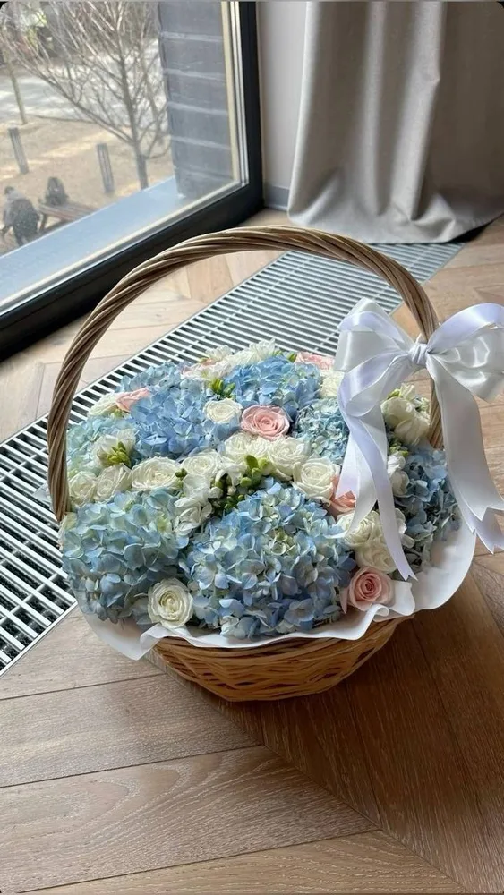 Powder Blue Basket
