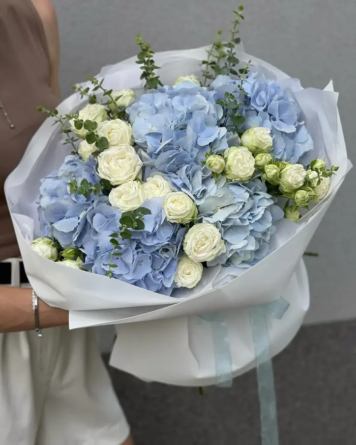 Azure Hydrangea Bouquet